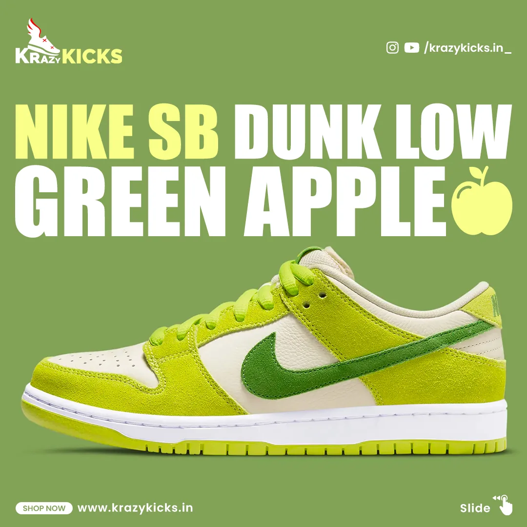Green apple Dunk, top and soles